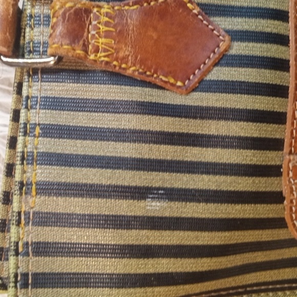 VINTAGE FENDI PENGUIN STRIPED TOTE BAG - Picture 7 of 17